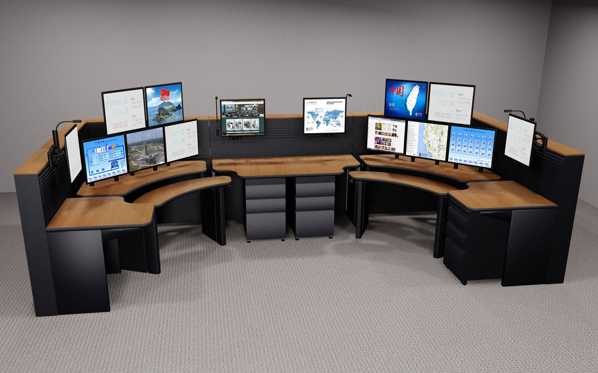 地鐵監(jiān)控臺(tái)圖片