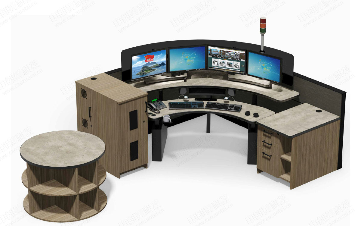 監(jiān)控臺外觀設計效果圖