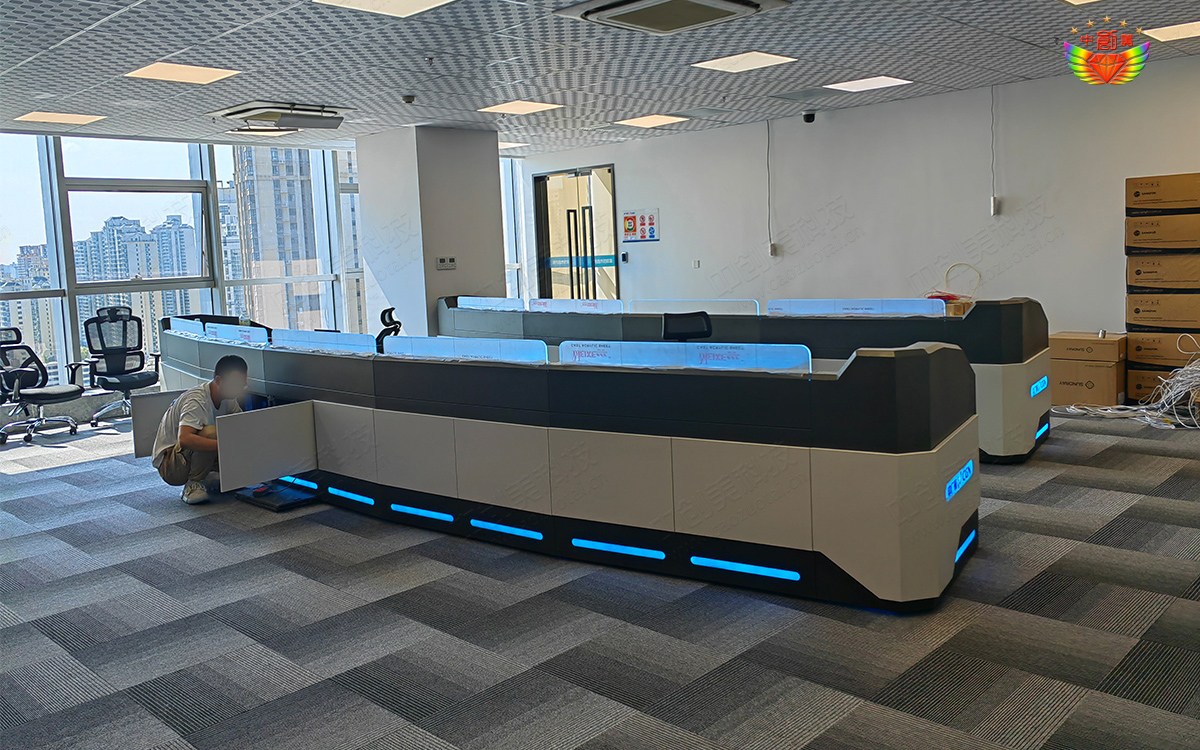 中廣核蘭州監(jiān)控室控制臺案例照片