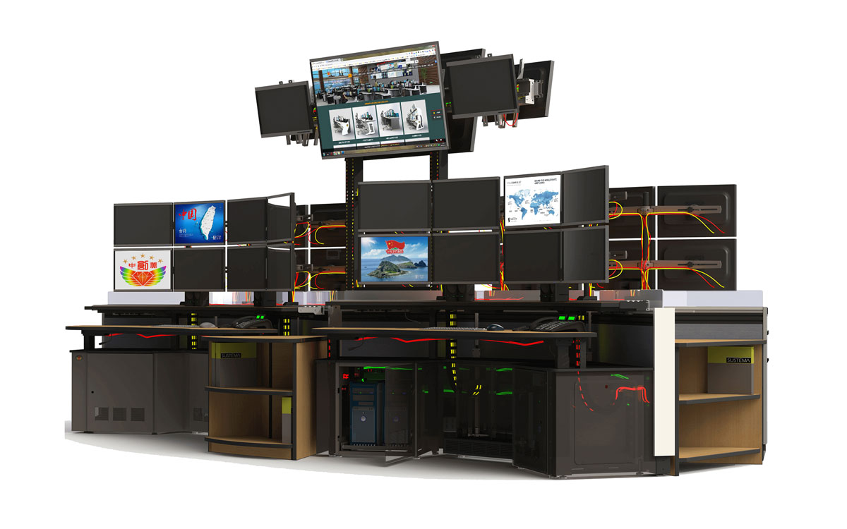 機(jī)房調(diào)度臺(tái)效果圖